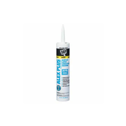 Dap18152 10.1-Oz All Purpose Latex Paintable Caulk (White) - Moutools