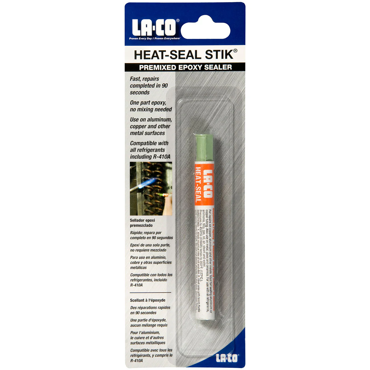 La-Co 11577 Heat-Seal Stik for sealing small holes, carded, 12 Pack - Moutools