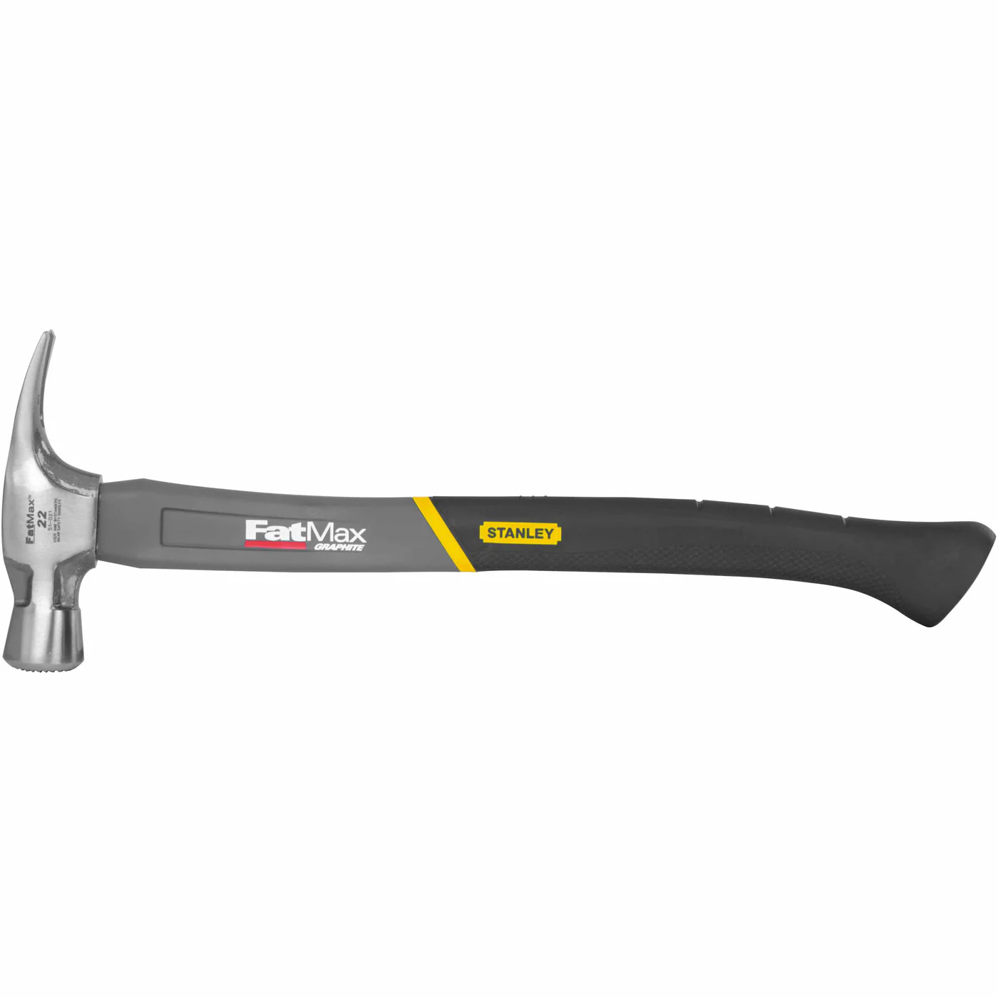 Stanley 51-021 FatMaxGraphite Checkered Framing Hammer Axe Handle Rc – 22 Oz. - Moutools
