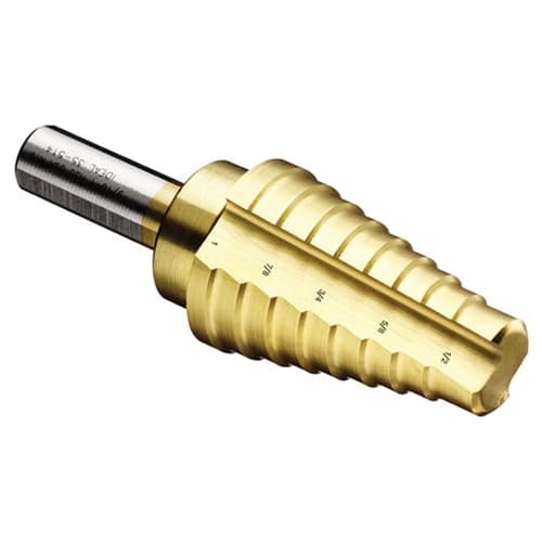 IDEAL 35-514 Step Drill, 1/2 Inch to 1 Inch - Moutools