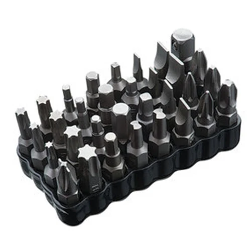 IDEAL 35-933STD 32 Piece Standard Bit Set with Bit-Block - Moutools