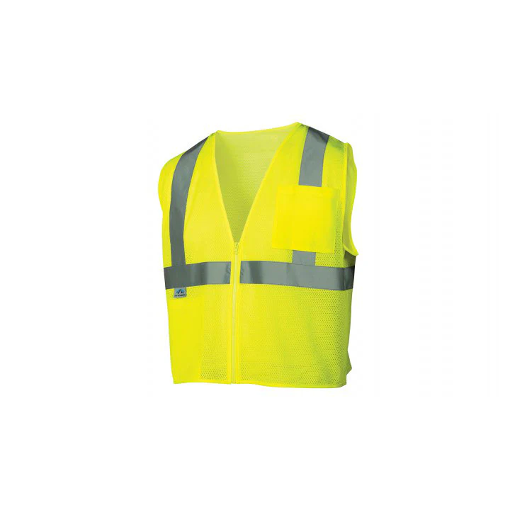 Pyramex RVZ2110X5 Safety Vest - Hi-Vis Lime - Size 5X Large - Moutools