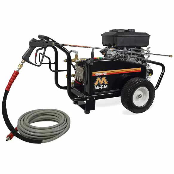 Mi-T-M CW-4004-5MV0 CW Premium Series Electric Belt Drive Cold Water Pressure Washer - Moutools