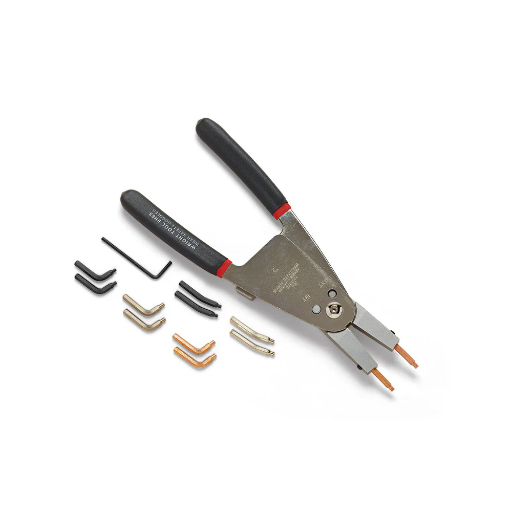 Wright Tool 9H65 Retaining Ring Plier with Ratchet Lock - Moutools