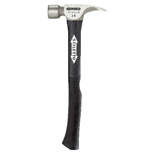 Stiletto TI14SCF 14 oz Smooth Hammer Curved With Fiberglass Handle - Moutools