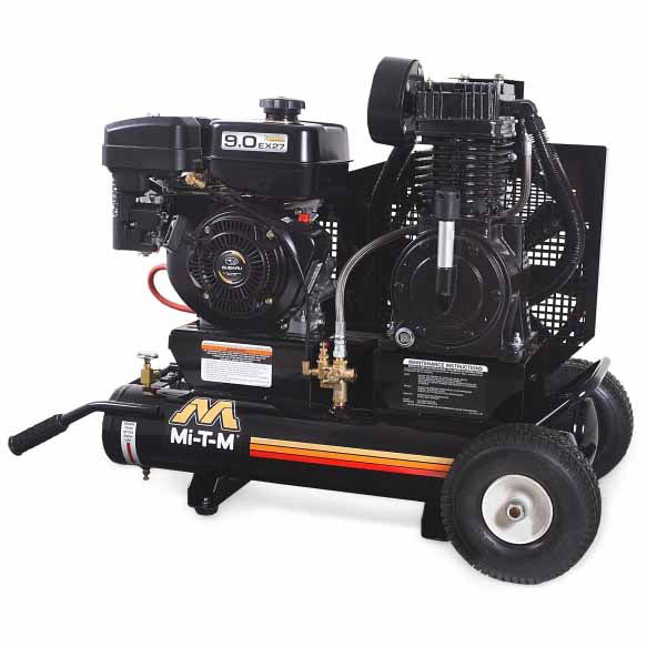 Mi-T-M AM2-PR09-08M 8-Gallon Two Stage Gasoline Air Compressor - Moutools