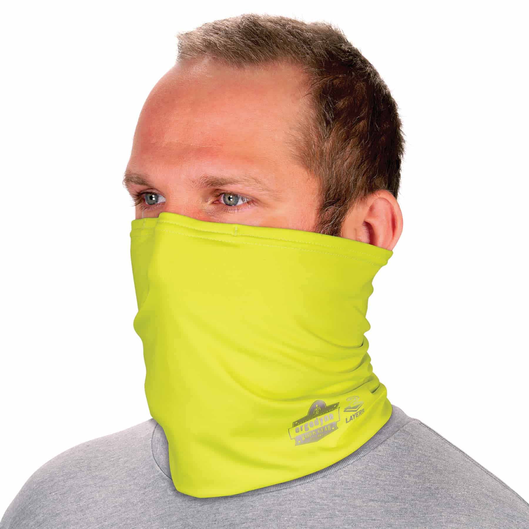 Ergodyne 42151 6489 2XL/3XL Hi-Vis Lime 2-Layer Cooling Multi-Band - Performance Knit - Moutools
