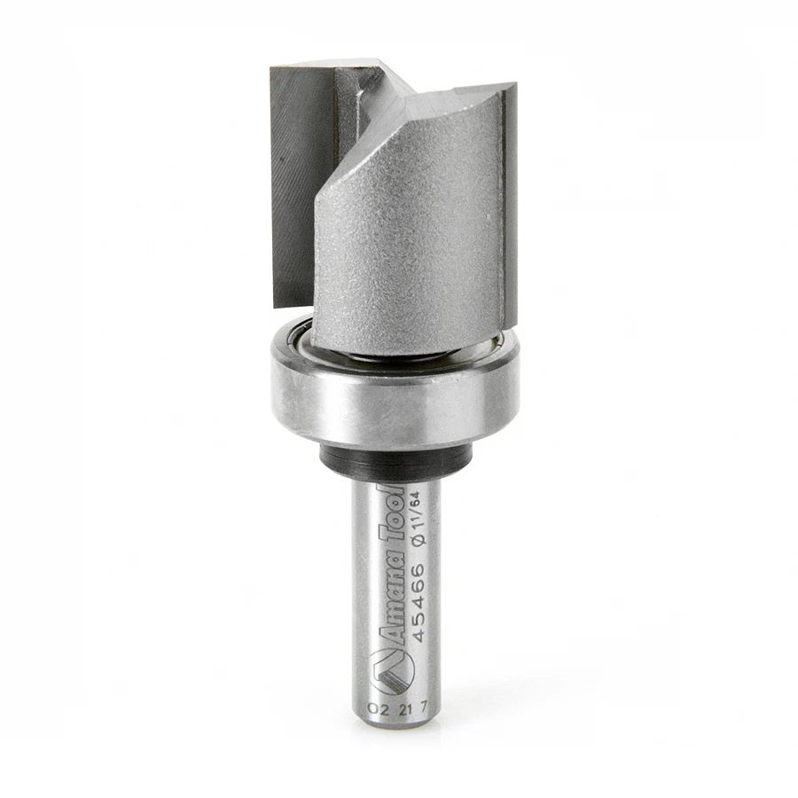 Amana 45466 Plunge Bit with BB on Top Router Bit - Moutools