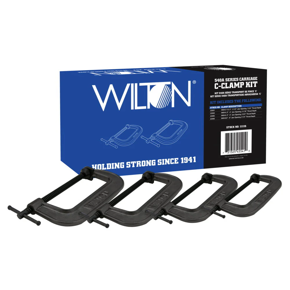 Wilton WL9-11115 540A Series Carriage C-Clamp Kit - Moutools