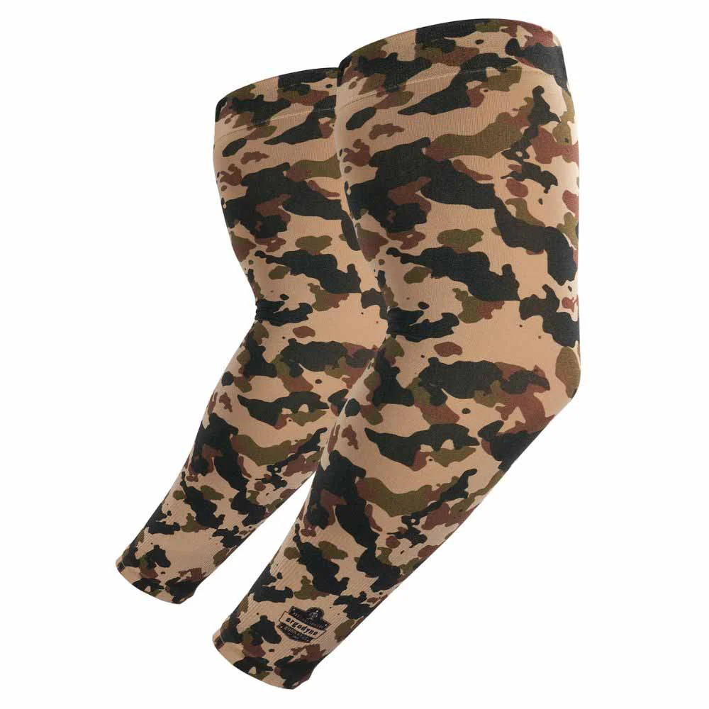 Ergodyne 12191 6695 M/L Camo Sun Protection Arm Sleeves Pair - Moutools
