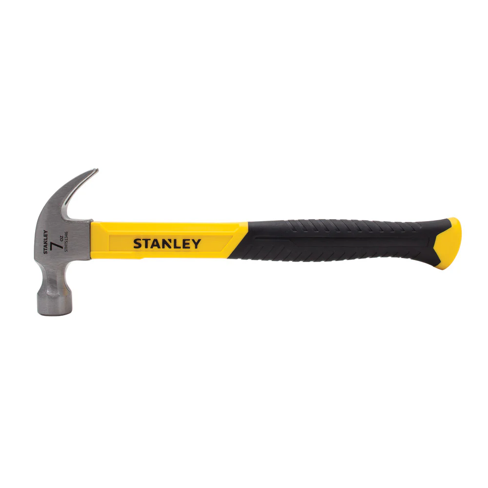 Stanley STHT51346 7 oz Curve Claw Fiberglass Hammer - Moutools