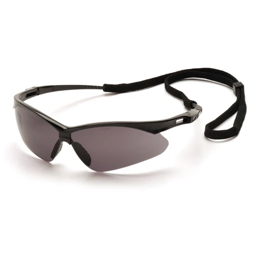 Pyramex SB6320SP PMXTREME Eyewear Gray Lens with Black Frame & Cord - Moutools