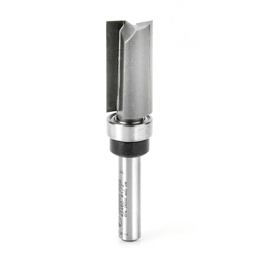 Amana 45460 Plunge Bit with BB on Top Router Bit - Moutools