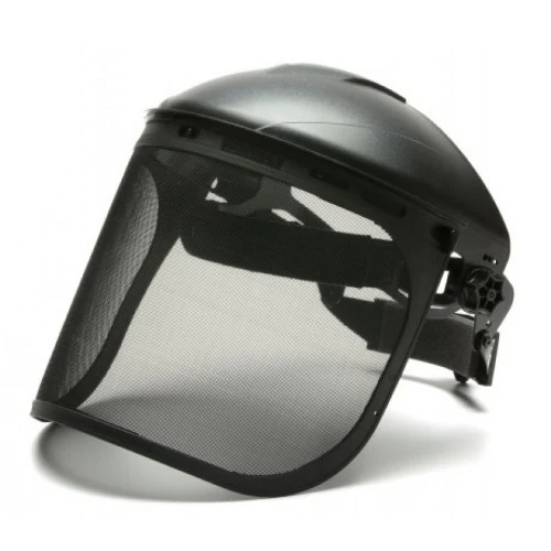 Pyramex S1060 Black Steel Mesh Faceshield (Headgear Not Included) - Moutools