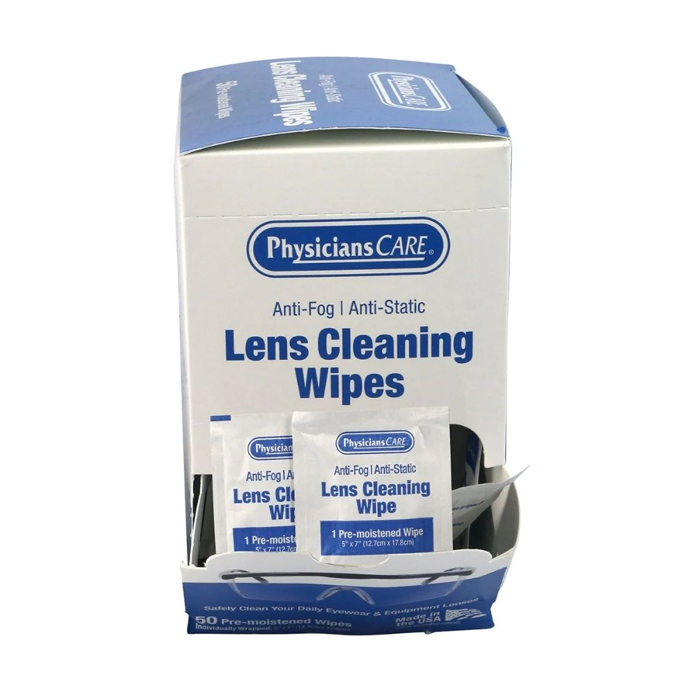 First Aid Only 91294 Lens Cleaning Wipes 50/Box - Moutools