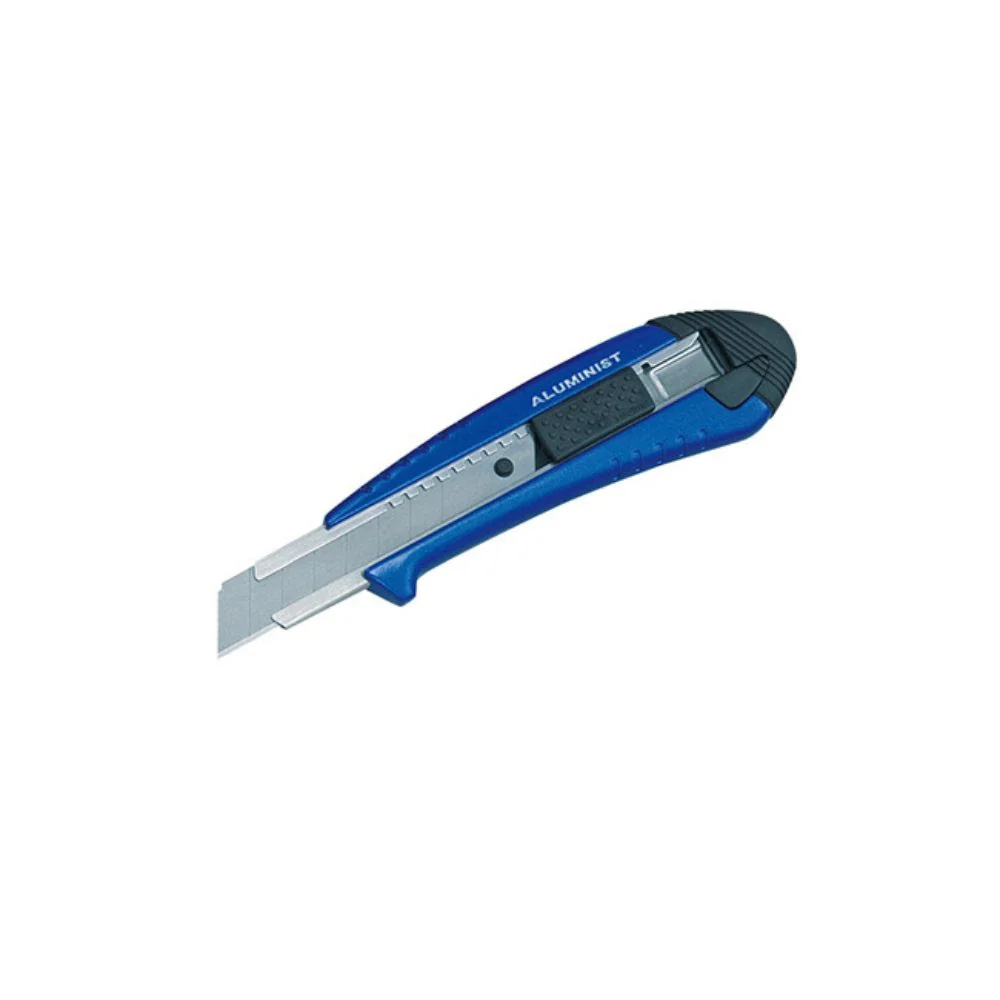 Tajima AC-500B Heavy Duty Aluminist with Auto Lock Blade Lock, 3 x Endura-Blade, Blue - Moutools