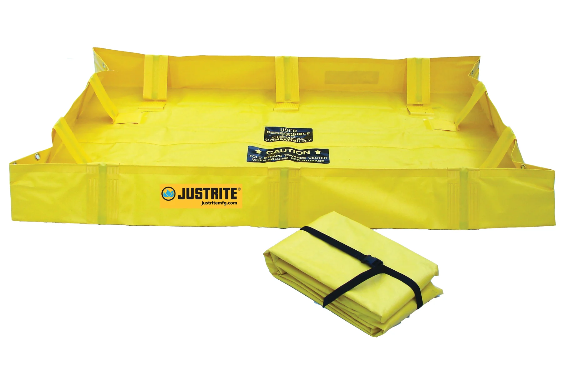 Justrite 28558 QuickBerm Lite Containment Berm 4' x 6', 119 Gal. - Moutools