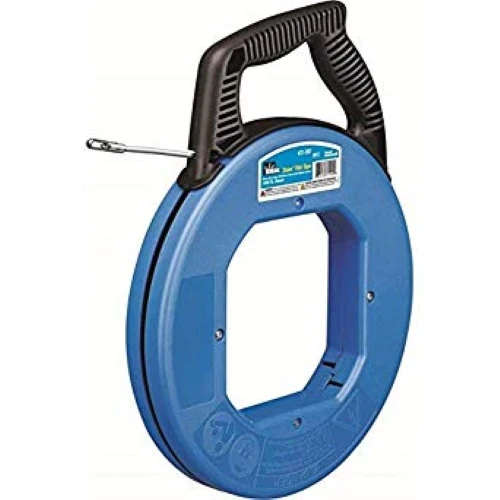 Ideal 31-096 Tuff-Grip Zoom Fish Tapes with Eyelet End Type, 200' Length - Moutools