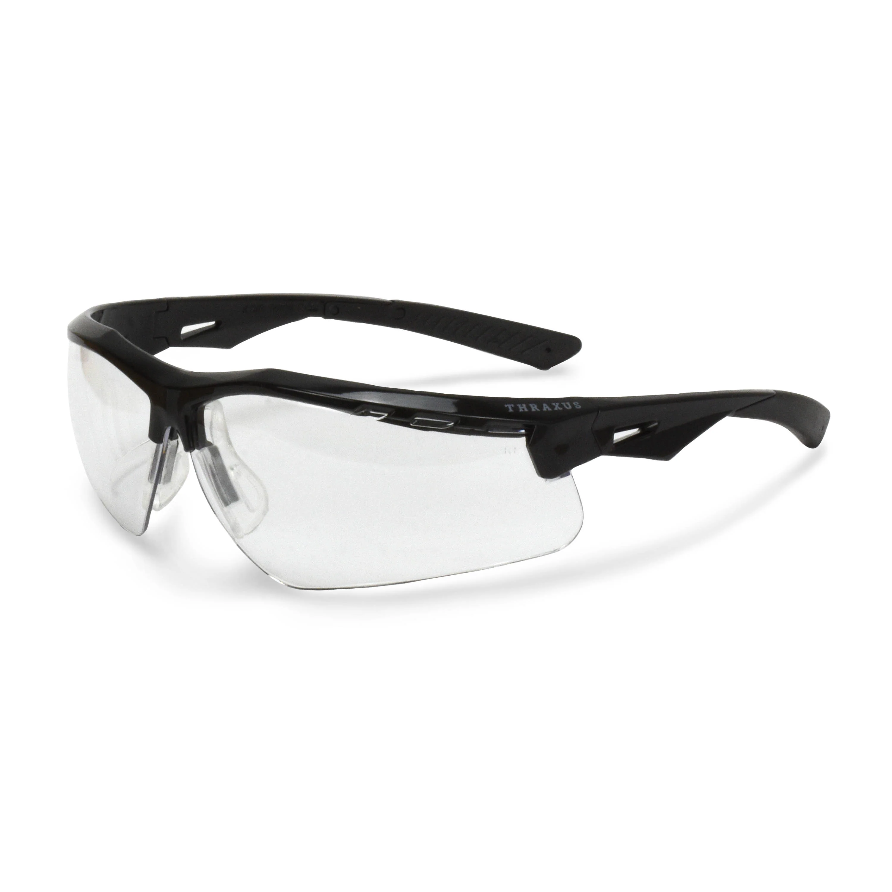 Radians TXC1-10ID Thraxus Safety Glasses - Black Frame - Clear Lens - Moutools