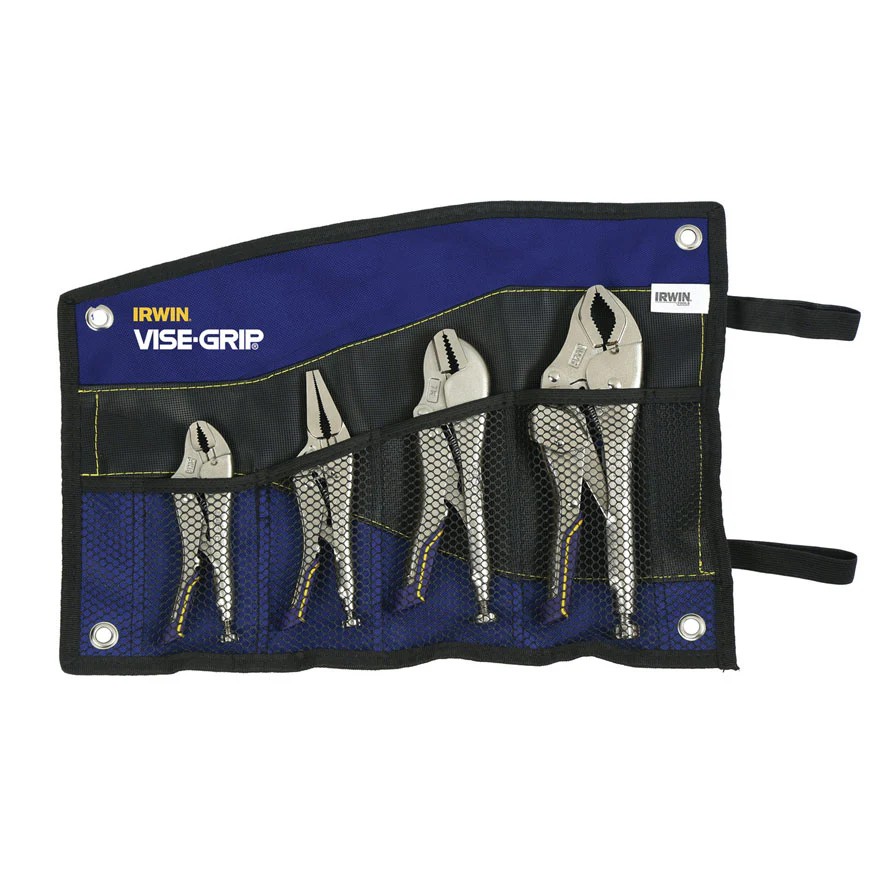 Vise-Grip IRHT82592 Fast Release Locking Plier Kit Bag Set - Moutools