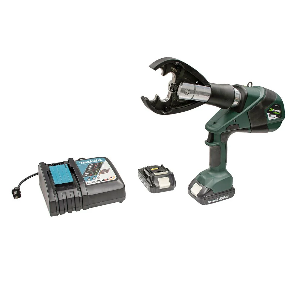 Greenlee EK425PLXDO11 EK425 PLX 6 Ton, D3/O Profile Crimper, 2.0Ah Battery, 120V Charger - Moutools