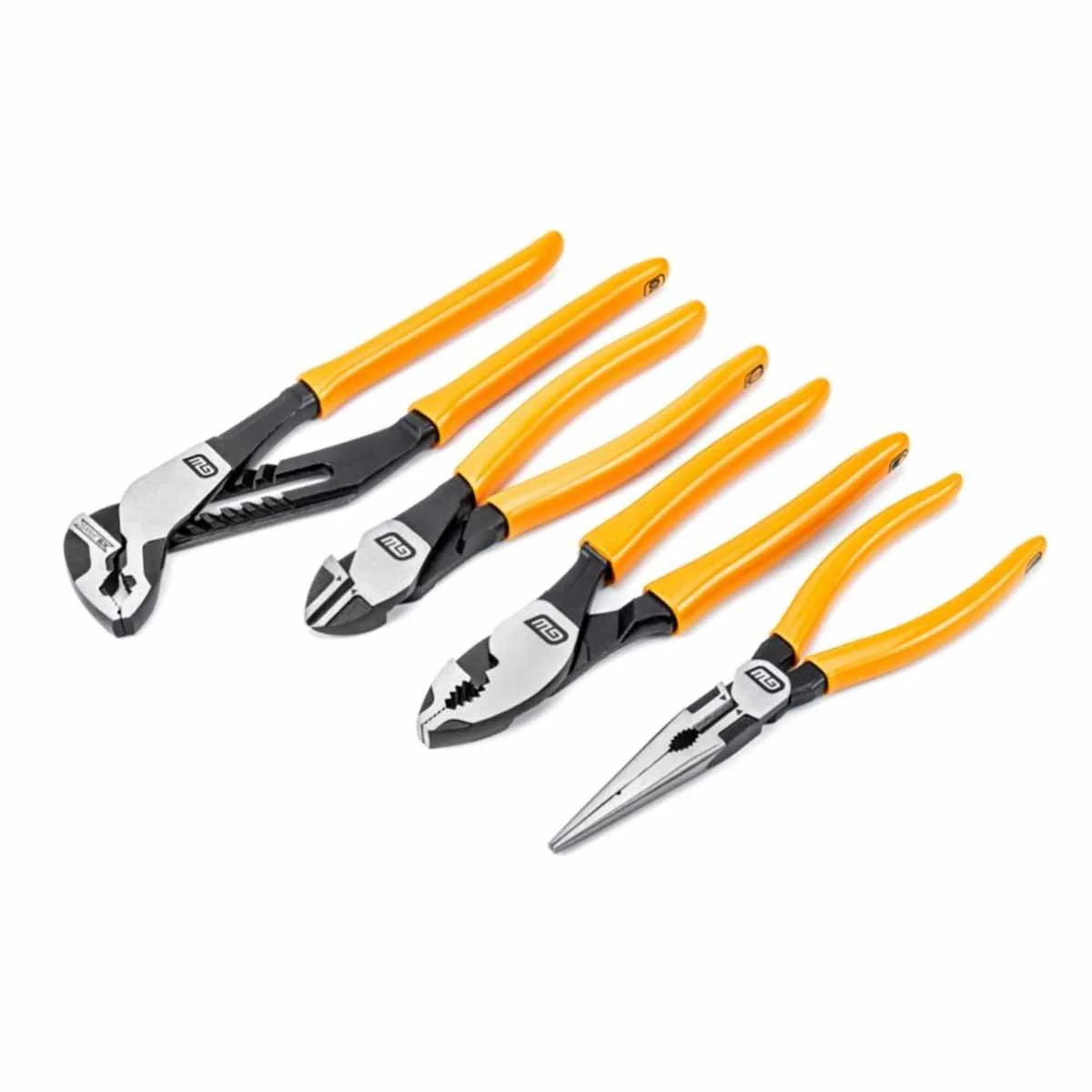 GearWrench 82203 4 Pc. Pitbull Dipped Handle Mixed Plier Set - Moutools