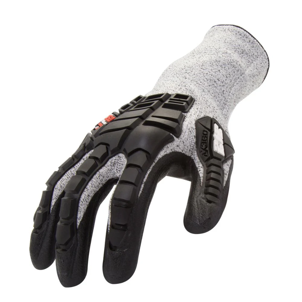 212 Performance AXIMPC3-06-011 AX360 Impact Cut Resistant Gloves (EN Level 3, ANSI A2), X-Large Black;White - Moutools