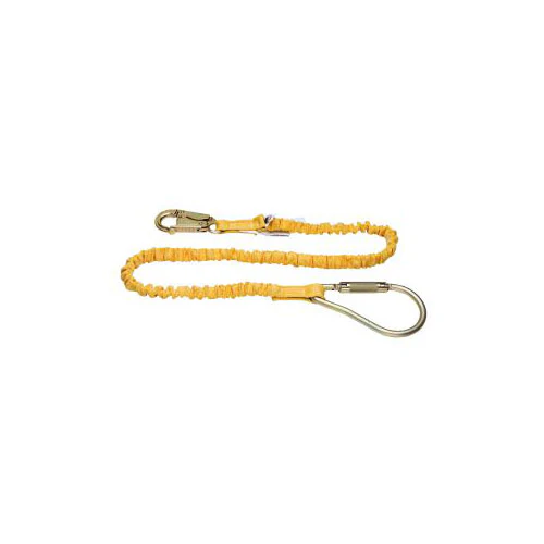 Werner C351400 6' SoftCoil Single Leg Lanyard, Snap Hook, 2