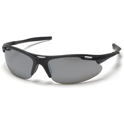 Pyramex SB4570D Avante Eyewear Silver Mirror Lens with Black Frame - Moutools