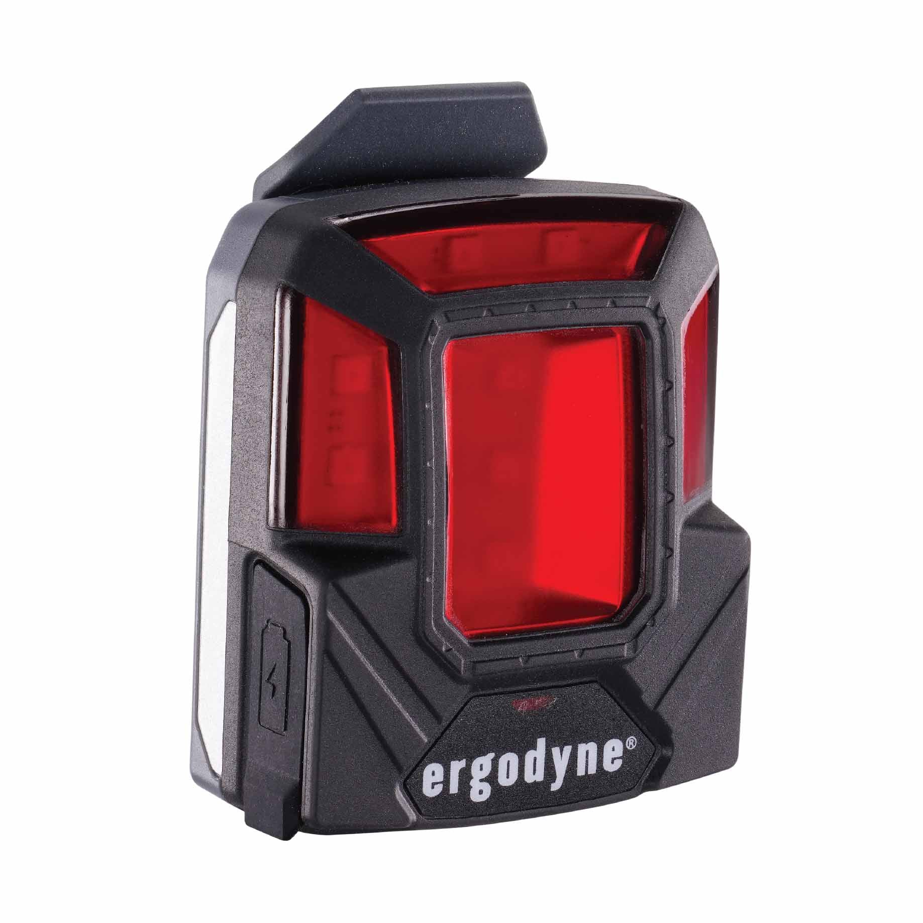 Ergodyne 60214 8993  Black Hard Hat Red Safety Light - Moutools