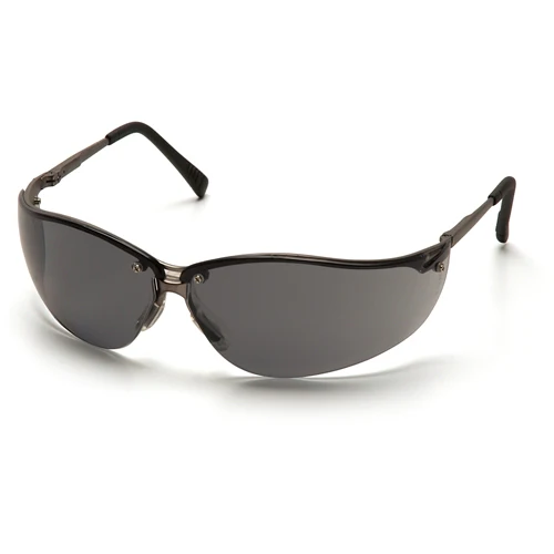 Pyramex SGM1820S V2-Metal Eyewear Gray Lens with Gun Metal Frame - Moutools