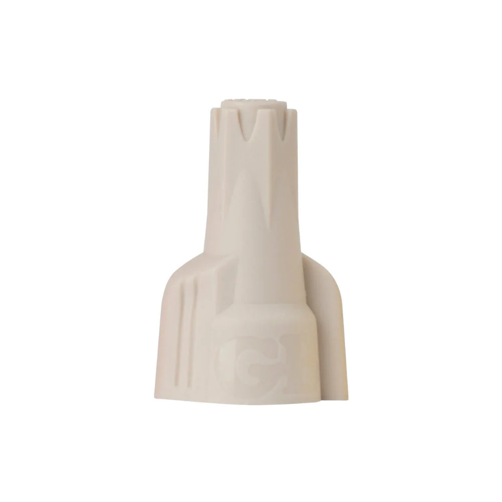 Gardner Bender 12-1H1BX Hex-Lok ULTRA Wire Connector, Tan H1; 33,000/Box - Moutools