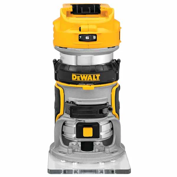 DeWalt DCW600B 20 Volt Depth Adjusting Brushless Cordless Router, Bare Tool - Moutools