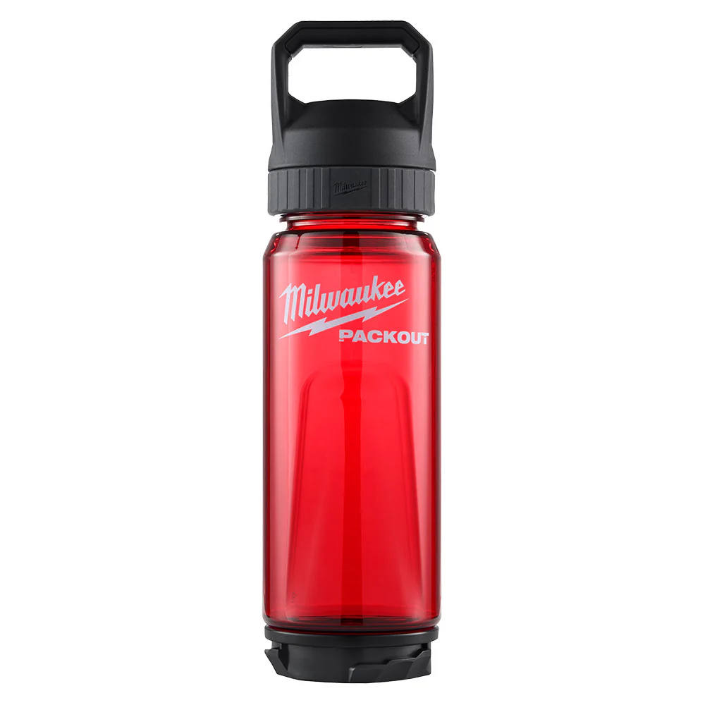 Milwaukee 48-22-8371R PACKOUT 25oz Bottle with Chug Lid - Red - Moutools