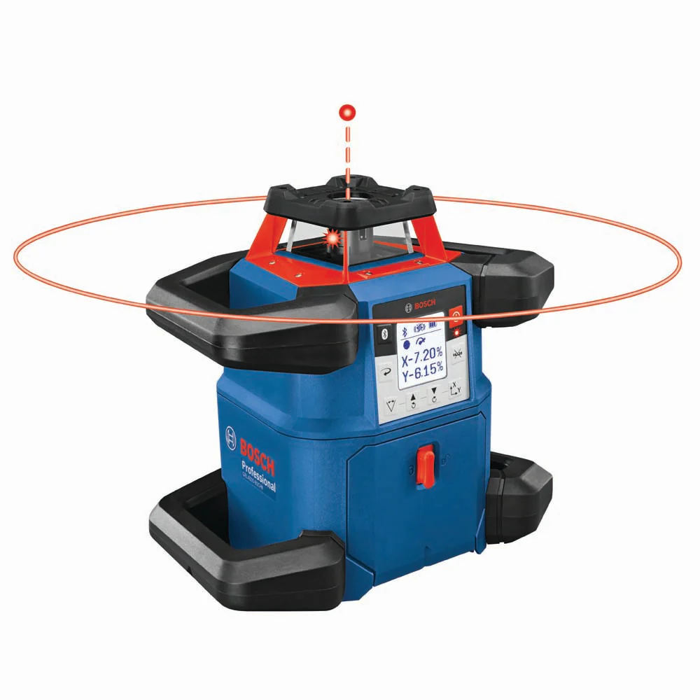 Bosch GRL4000-80CHV 18V REVOLVE4000 Connected Self-Leveling Horizontal/Vertical Rotary Laser - Moutools