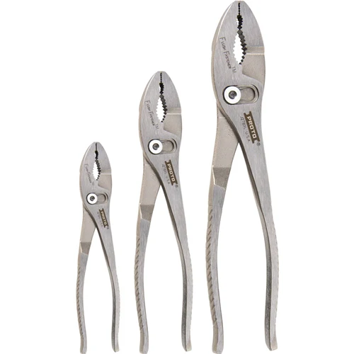 Proto J276XLNFS 3 Piece XL Series Slip Joint Natural Finish Pliers Set - Moutools