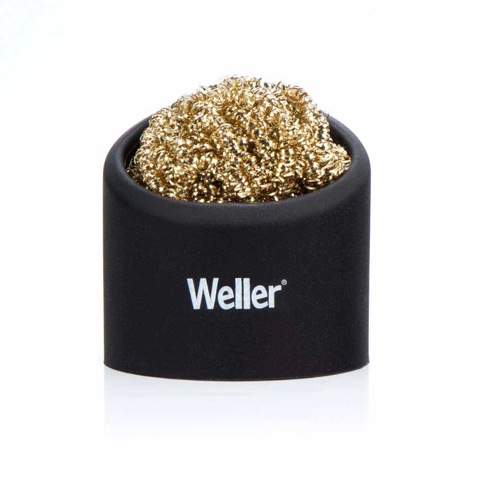 Weller WLACCBSH-02 WLACCBSH-02 Soldering Brass Sponge Tip Cleaner with Silicone Holder - Moutools