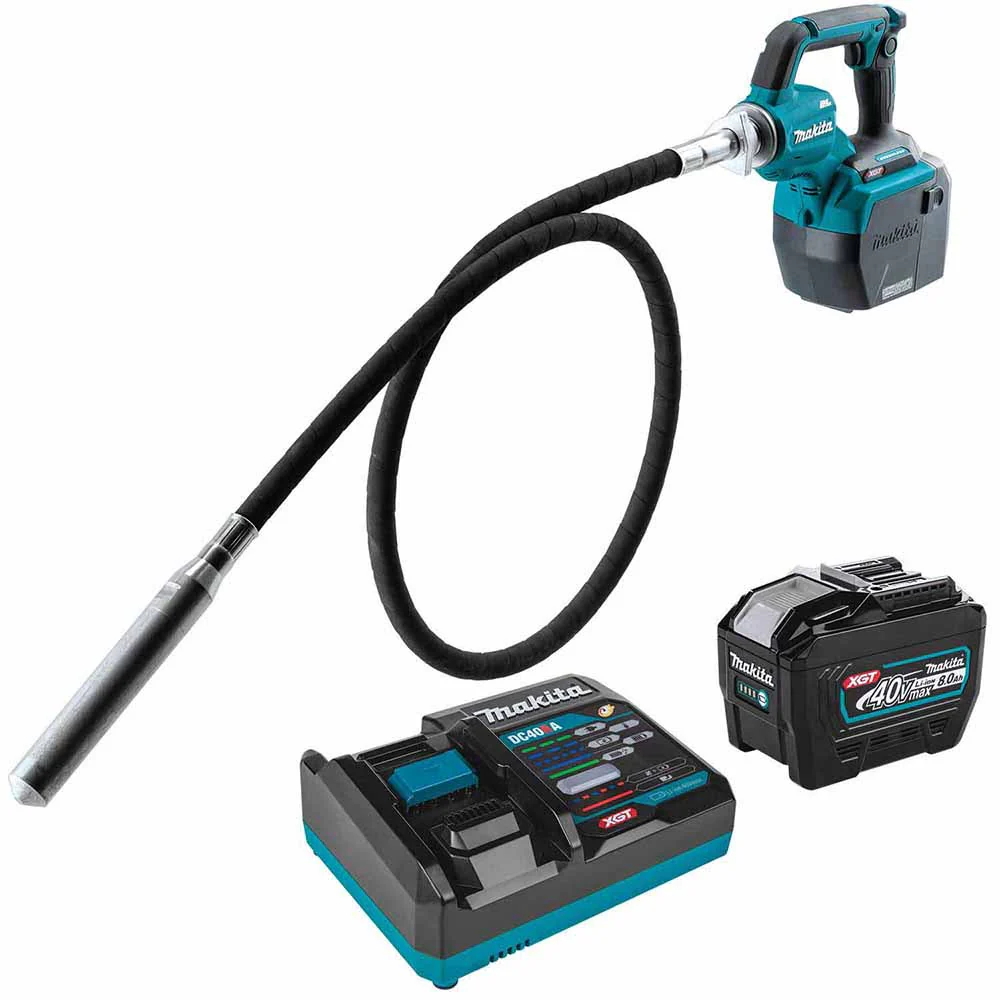 Makita GRV02L1 40V max XGT Brushless Cordless 8' Concrete Vibrator Kit (8.0Ah) - Moutools