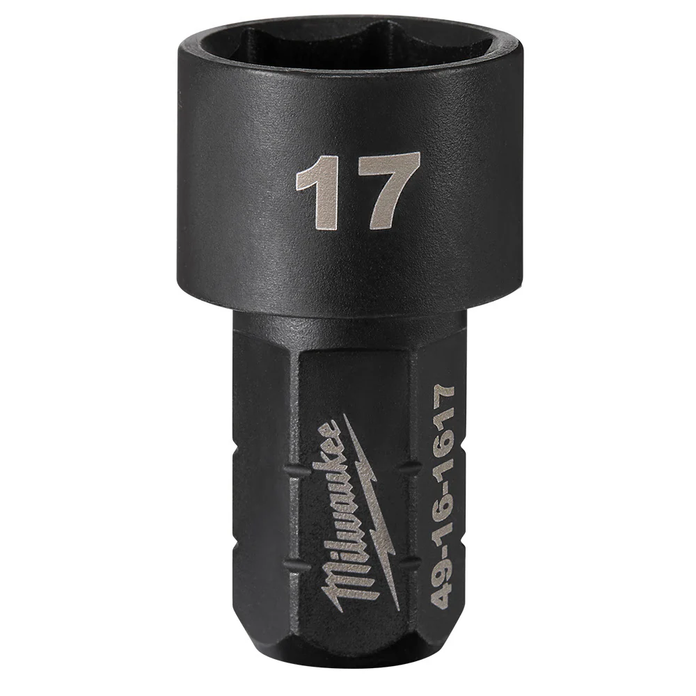 Milwaukee 49-16-1617 INSIDER Box Ratchet Socket 6 Point 17mm - Moutools