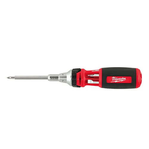 Milwaukee 48-22-2322 9-in-1 Square Drive Ratcheting Multi-bit Driver - Moutools
