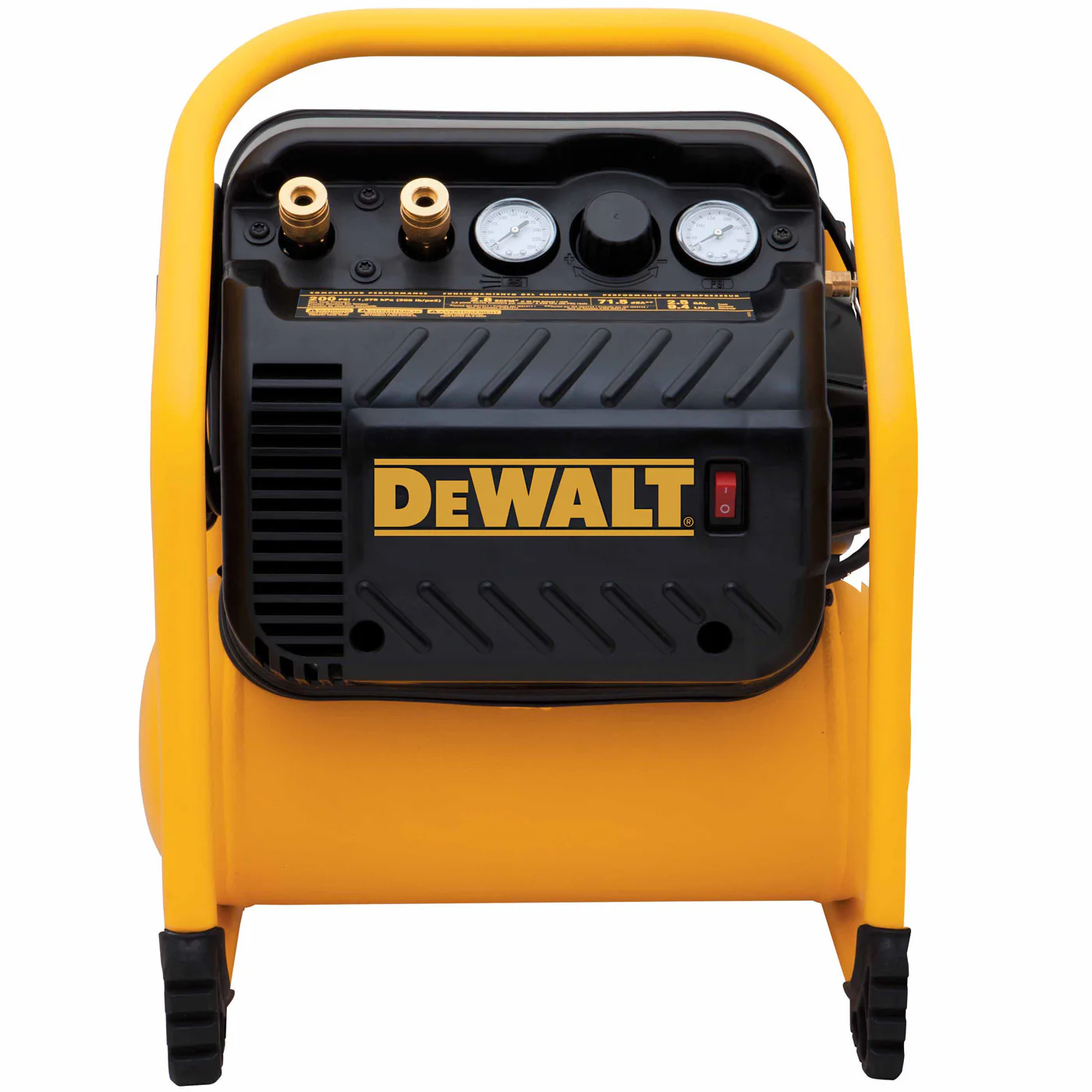 DeWalt DWFP55130 2.5 Gallon 200 PSI Quiet Trim Air Compressor - Moutools