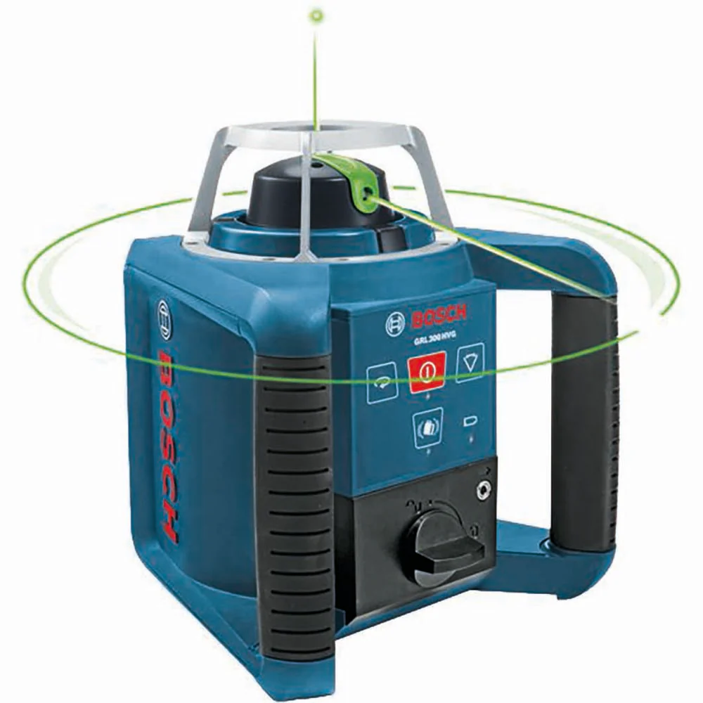 Bosch GRL300HVG Self-Leveling Green Rotary Laser with Layout Beam - Moutools