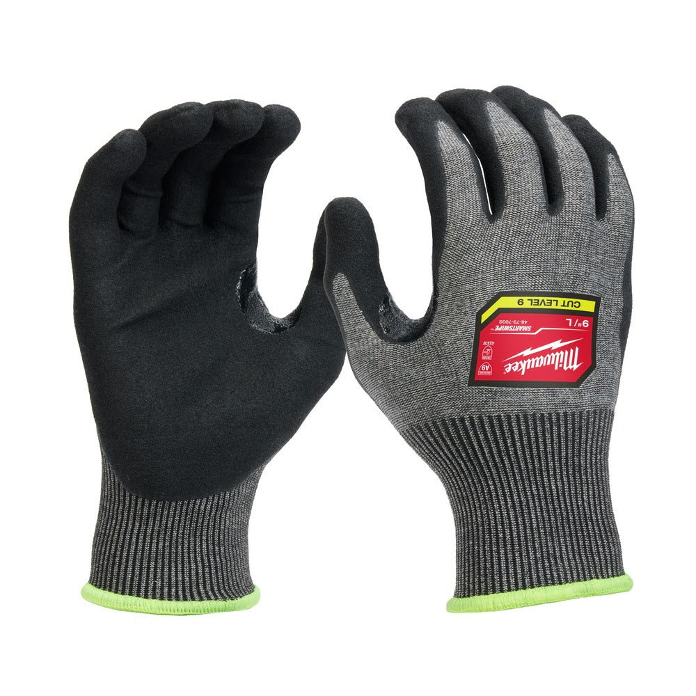 Milwaukee 48-73-7032 Cut Level 9 High-Dexterity Nitrile Dipped Gloves - L - Moutools