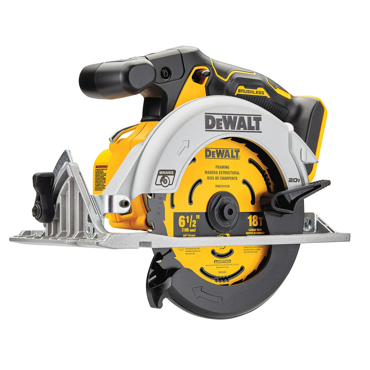DeWalt DCS565B 20V MAX Circular Saw, 6-1/2-Inch, Cordless, Tool Only - Moutools
