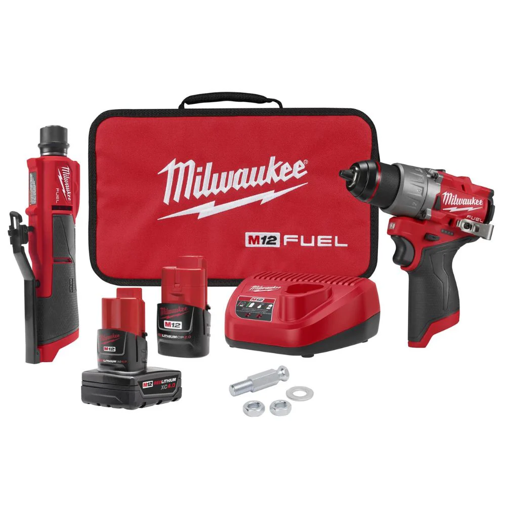 Milwaukee 3459-22 M12 FUEL Commercial Tire Flat Repair Kit - Moutools