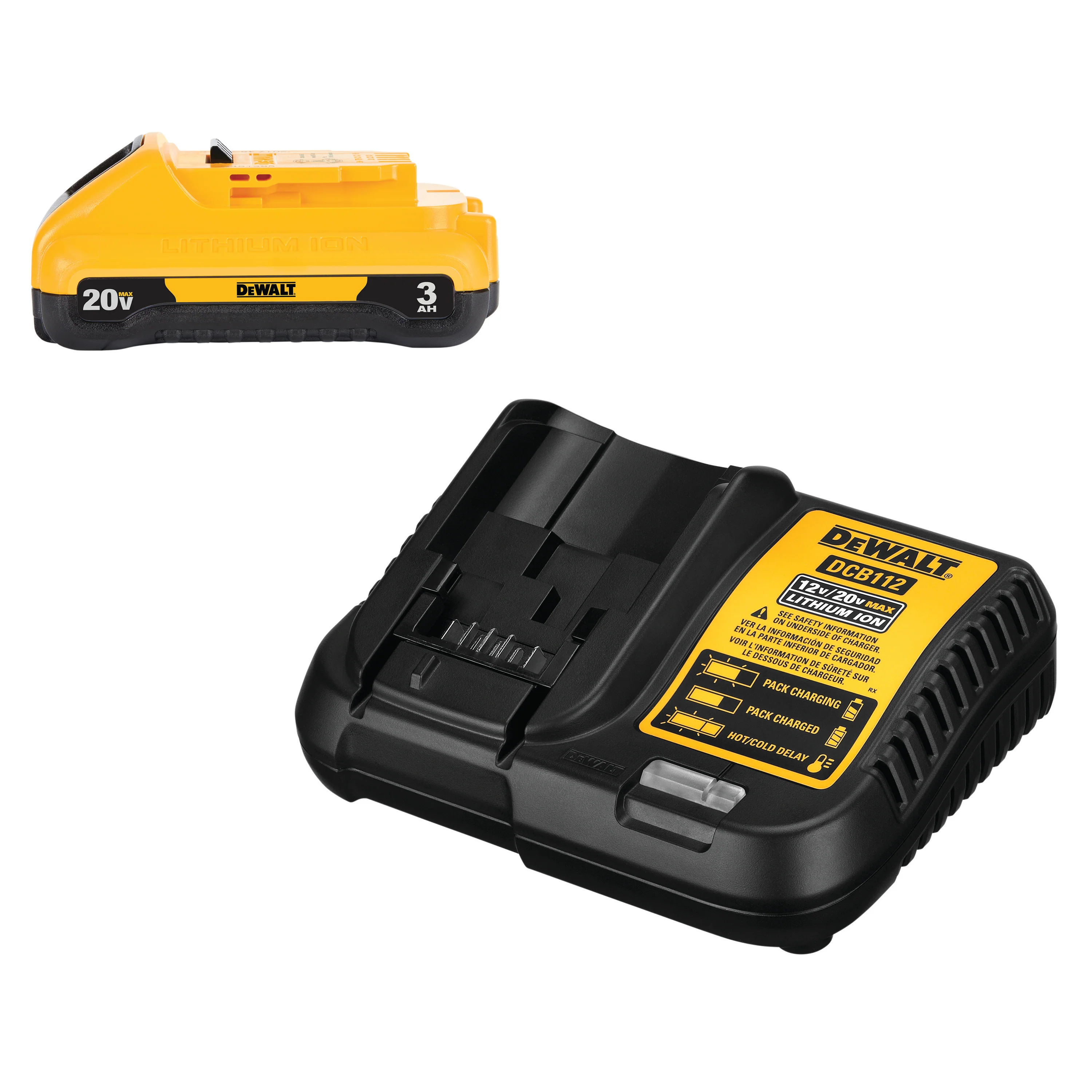 DeWalt DCB230C 20V MAX Starter Kit with 3 Ah Compact Battery & Charger - Moutools
