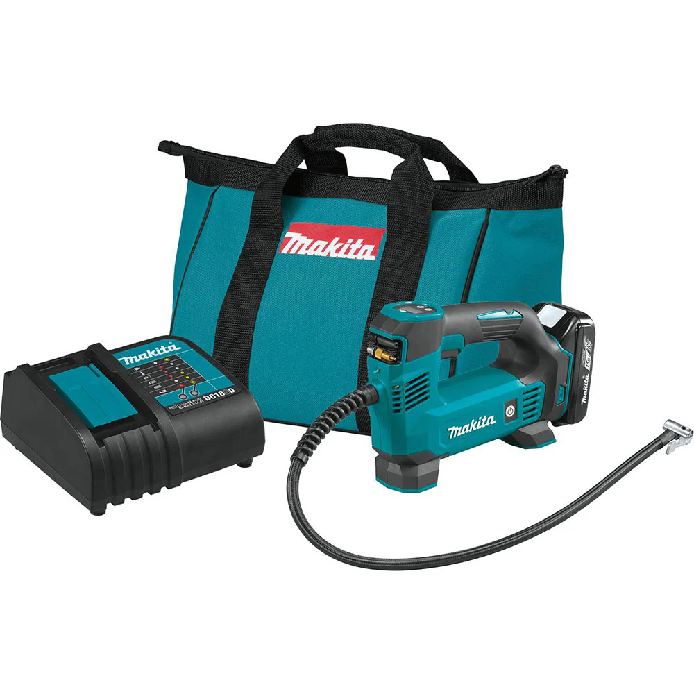 Makita DMP180SYX 18V LXT Lithium-Ion Cordless Inflator Kit (1.5Ah) - Moutools
