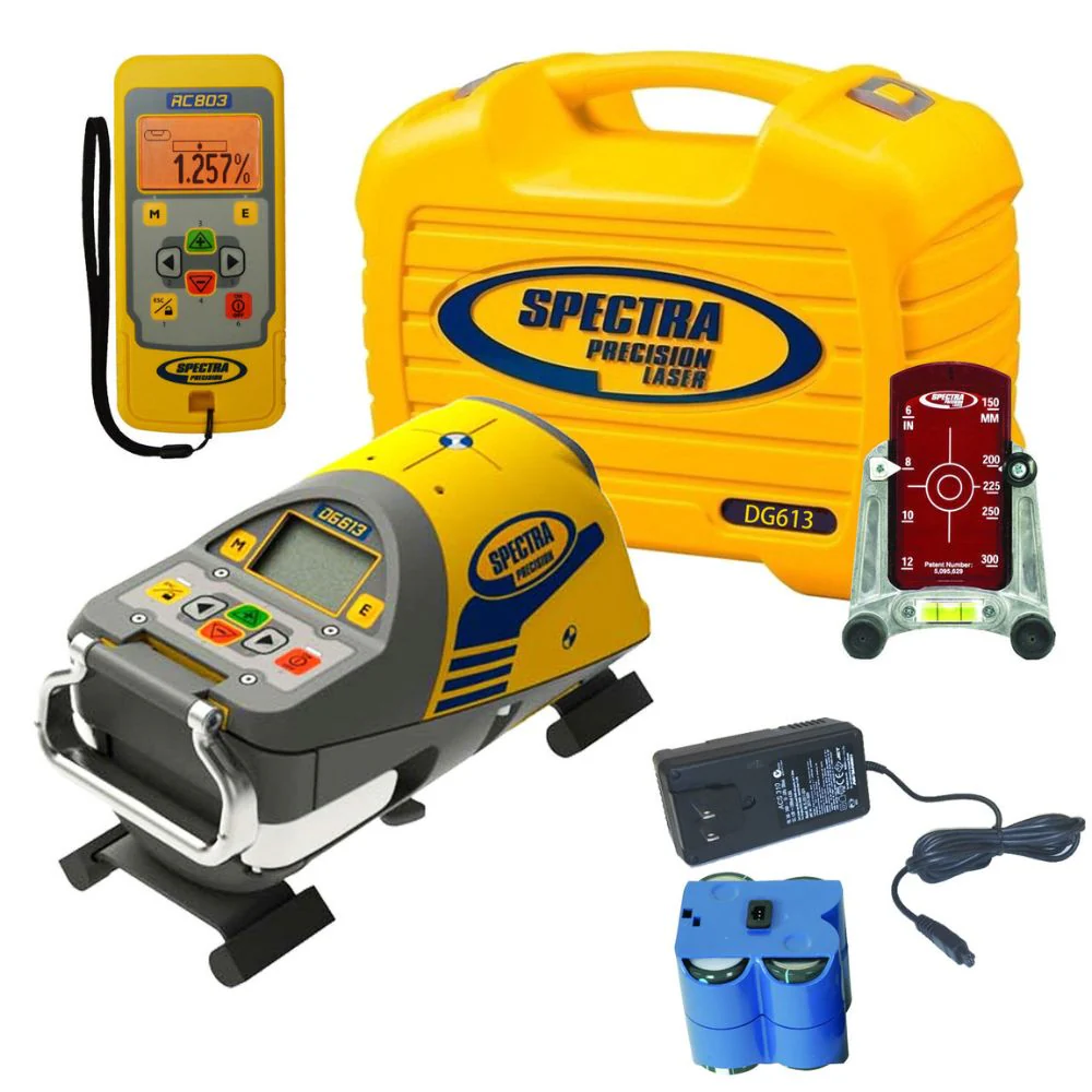 Spectra DG613 Dialgrade Pipe Laser, 8