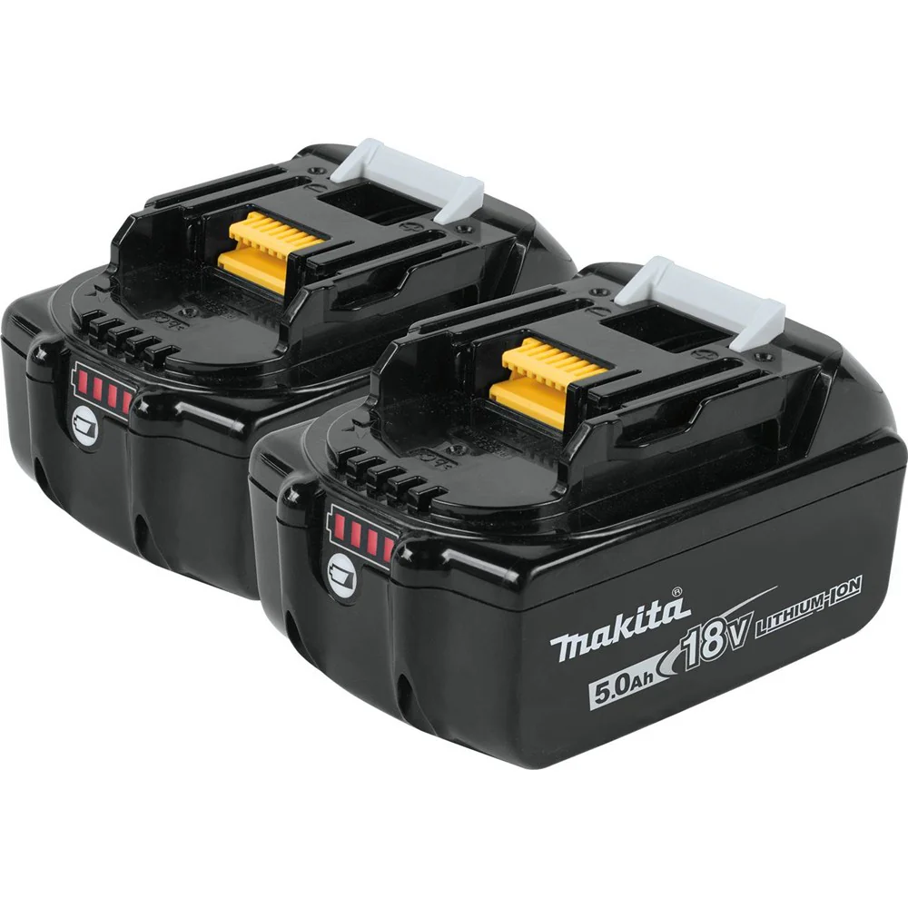Makita BL1850B-2 18V LXT Lithium-Ion 5.0Ah Battery, 2 Pack - Moutools
