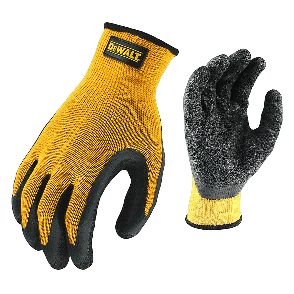 DeWalt DPG70XL Textured Rubber Coated Grip Glove Extra Large, 12 Pack - Moutools